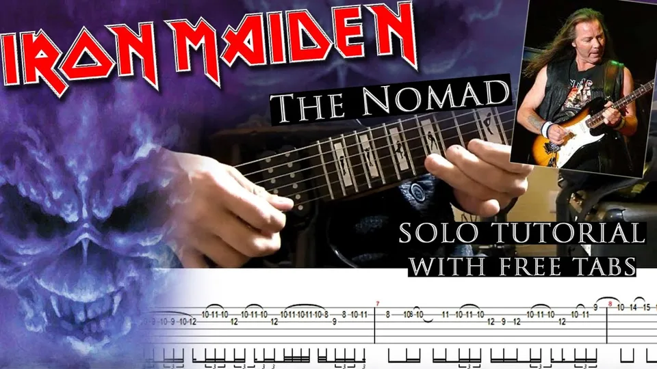 Iron Maiden - The Nomad Dave Murray's guitar tab