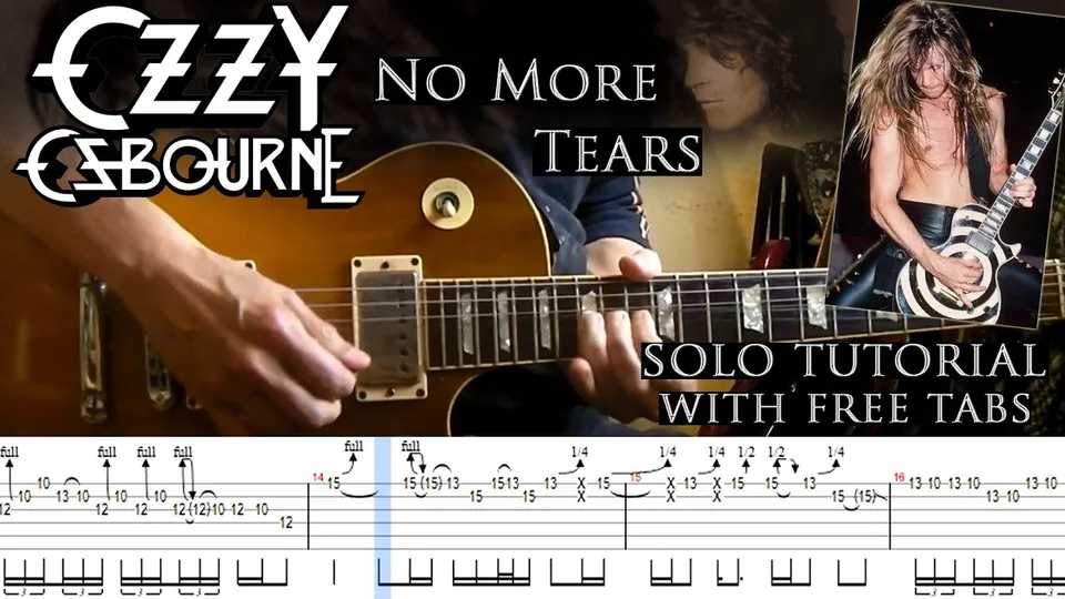 Ozzy Osbourne - No More Tears guitar tab