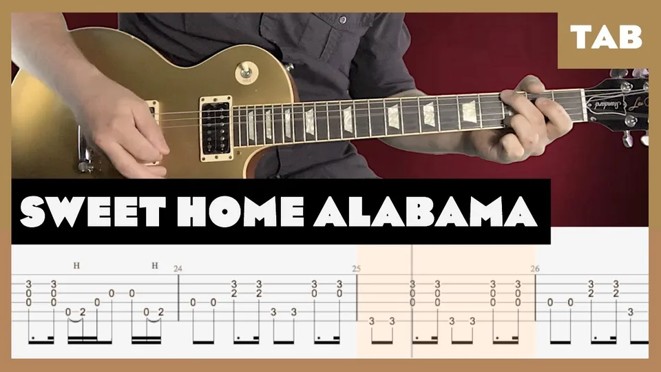 Lynyrd Skynyrd - Sweet Home Alabama guitar tab