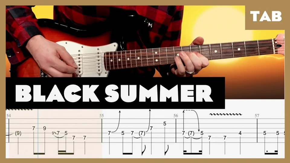 Red Hot Chili Peppers - Black Summer guitar tab