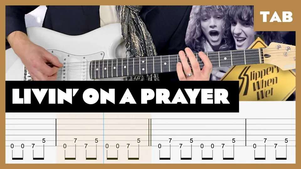 Bon Jovi - Livin' on a Prayer guitar tab