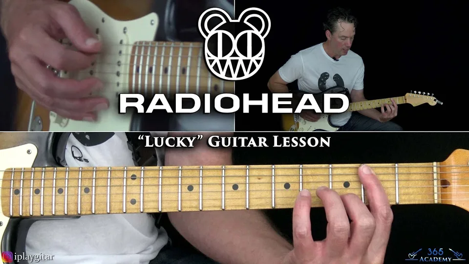 Radiohead - Lucky guitar lesson
