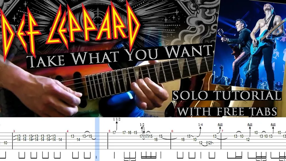 Def Leppard - Take What You Want guitar tab
