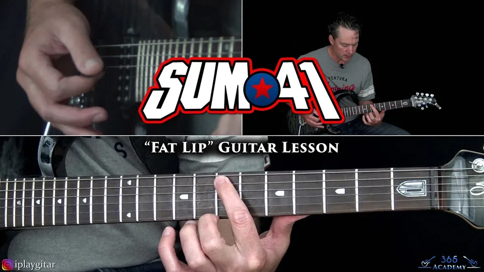 Sum 41 - Fat Lip guitar lesson