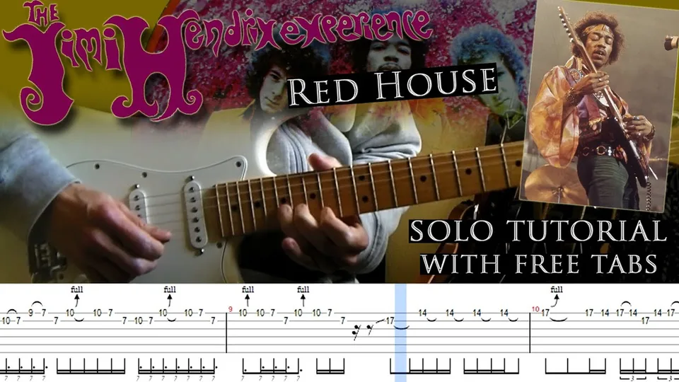 The Jimi Hendrix Experience - Red House guitar tab