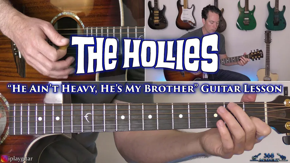 The Hollies - He Ain't Heavy, He's My Brother guitar lesson