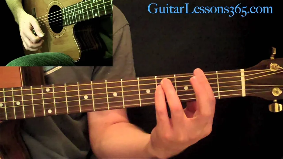 The Beatles - Across The Universe - Acoustic Standard Tuning guitar lesson