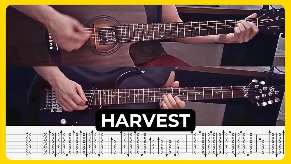 Opeth - Harvest guitar tab