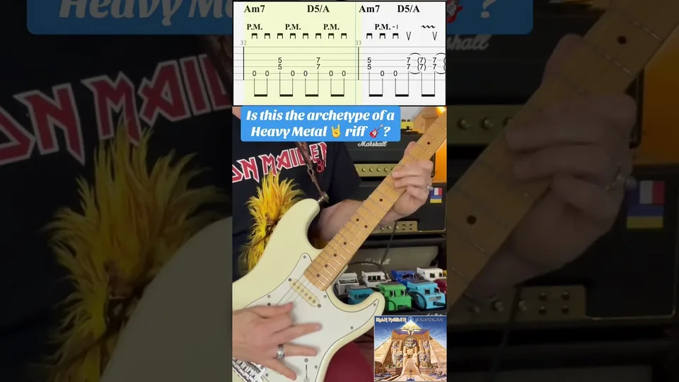 Iron Maiden - 2 Minutes To Midnight guitar tab