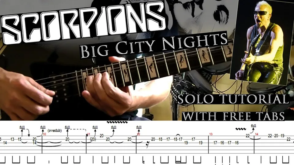 Scorpions - Big City Nights guitar tab