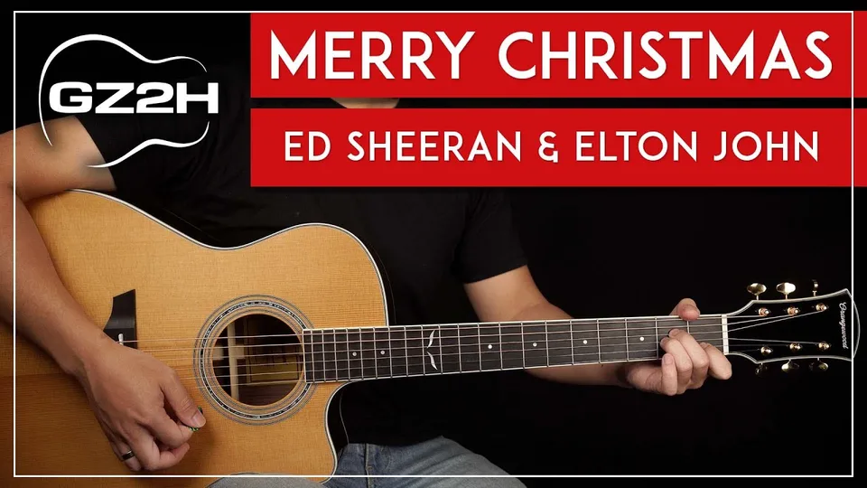 Ed Sheeran & Elton John - Merry Christmas guitar lesson