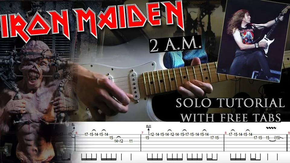 Iron Maiden - 2 A.M. Janick Gers's guitar tab