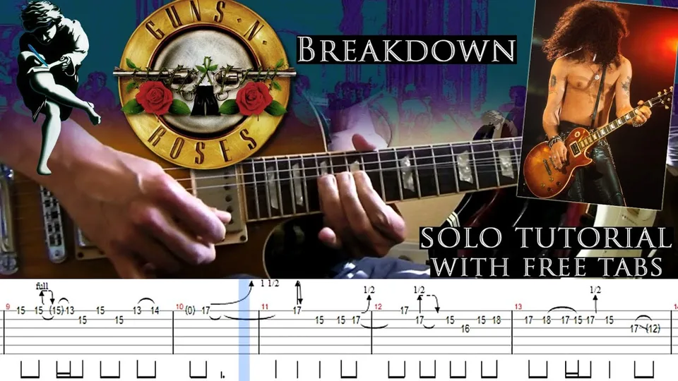 Guns N' Roses - Breakdown guitar tab