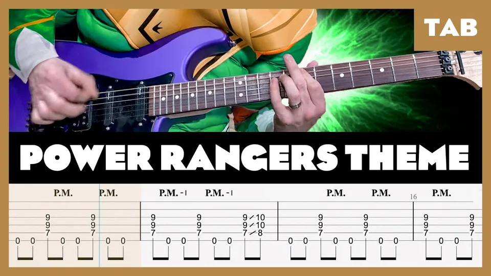 Power Rangers - Mighty Morphin Power Rangers Theme guitar tab