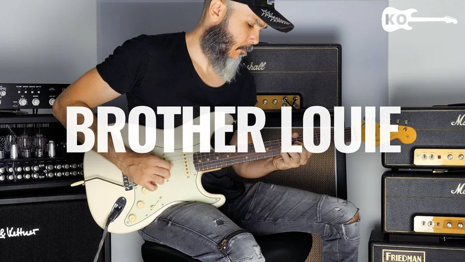 Modern Talking - Brother Louie guitar cover