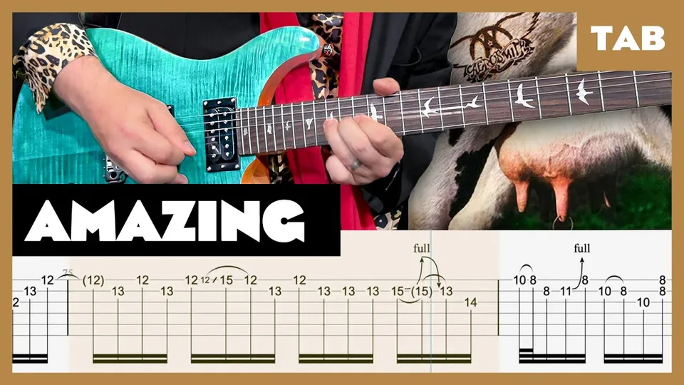 Aerosmith - Amazing guitar tab