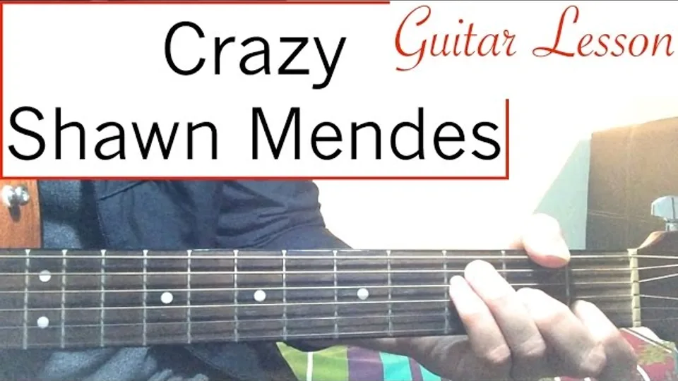 Shawn Mendes - Crazy guitar lesson
