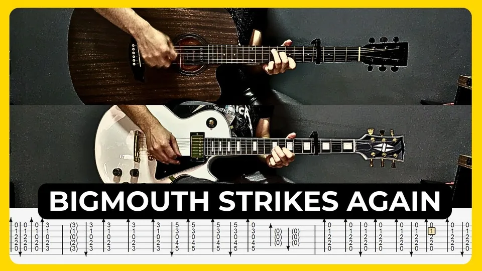 The Smiths - Bigmouth Strikes Again guitar tab