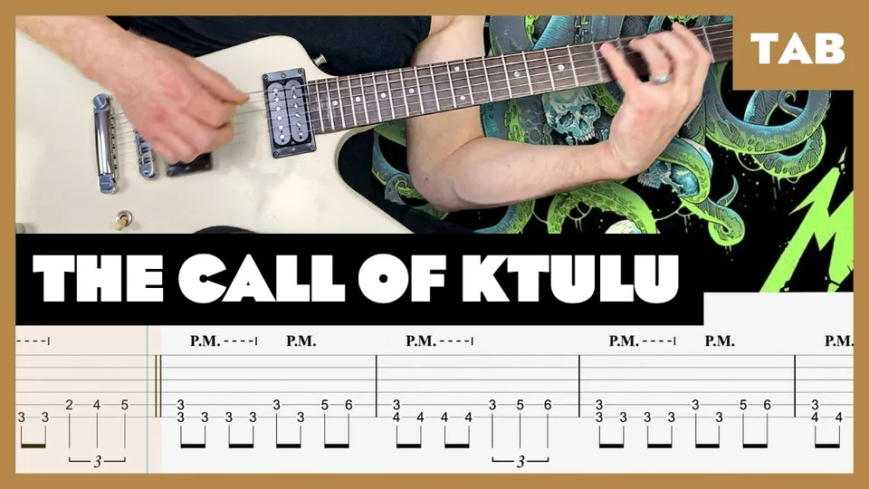Metallica - The Call of Ktulu guitar tab