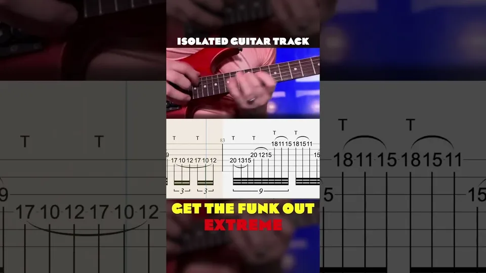 Extreme - Get the Funk Out guitar tab