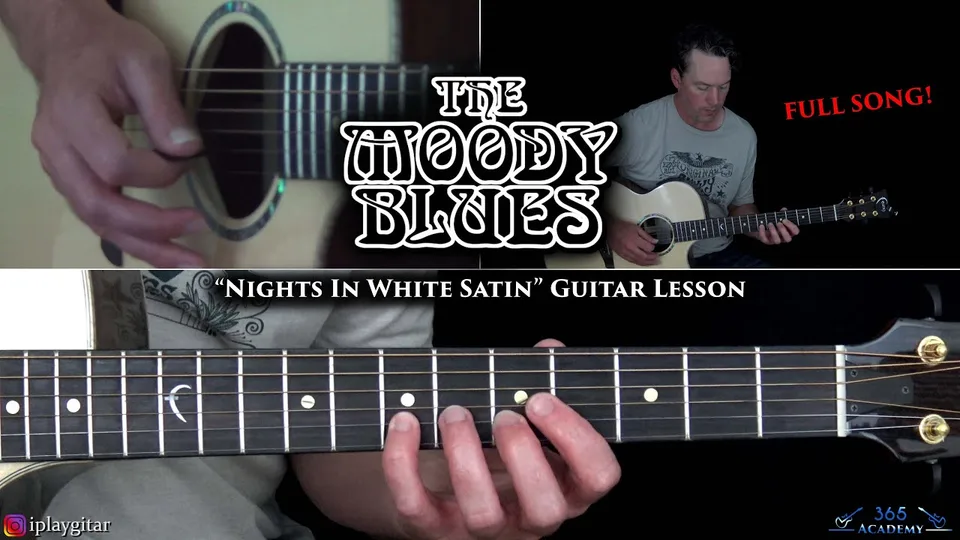 The Moody Blues - Nights In White Satin guitar lesson