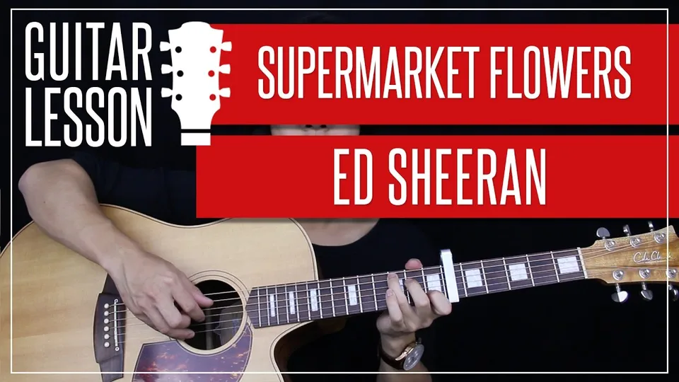 Ed Sheeran - Supermarket Flowers guitar lesson