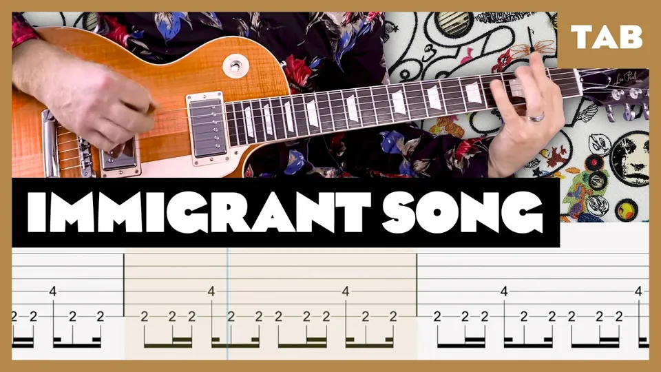 Led Zeppelin - Immigrant Song guitar tab