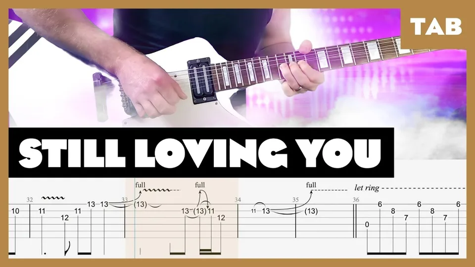Scorpions - Still Loving You guitar tab