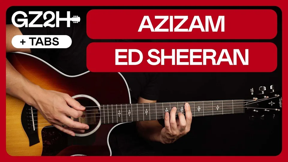 Ed Sheeran - Azizam guitar lesson