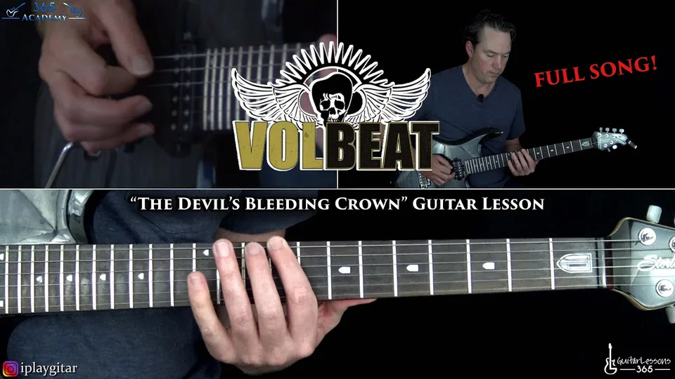 Volbeat - The Devil's Bleeding Crown guitar lesson