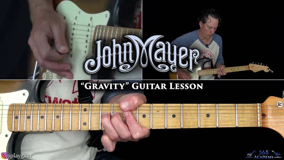 John Mayer - Gravity guitar lesson