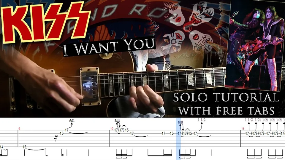 Kiss - I Want You s guitar tab