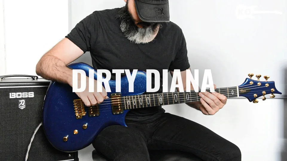 Michael Jackson - Dirty Diana guitar cover