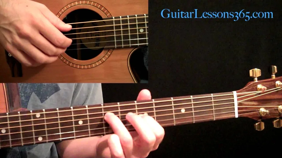 Kansas - Dust In The Wind - Chorus, Bridge & Outro guitar lesson