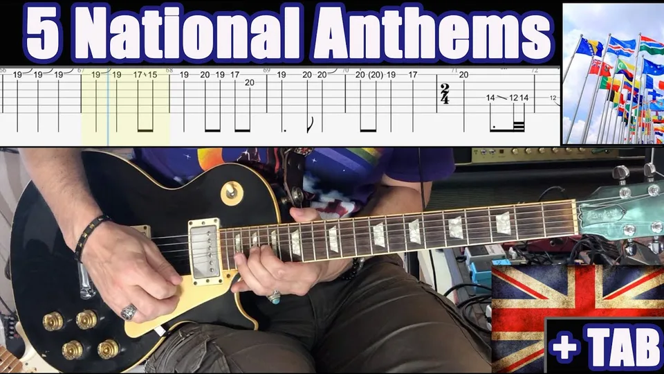 Traditional - 5 National Anthems guitar tab