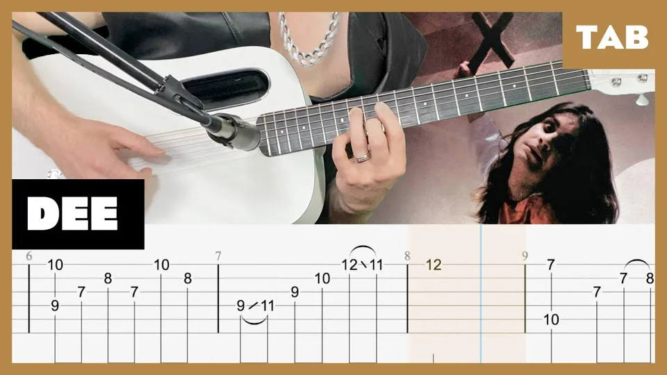 Ozzy Osbourne - Dee guitar tab