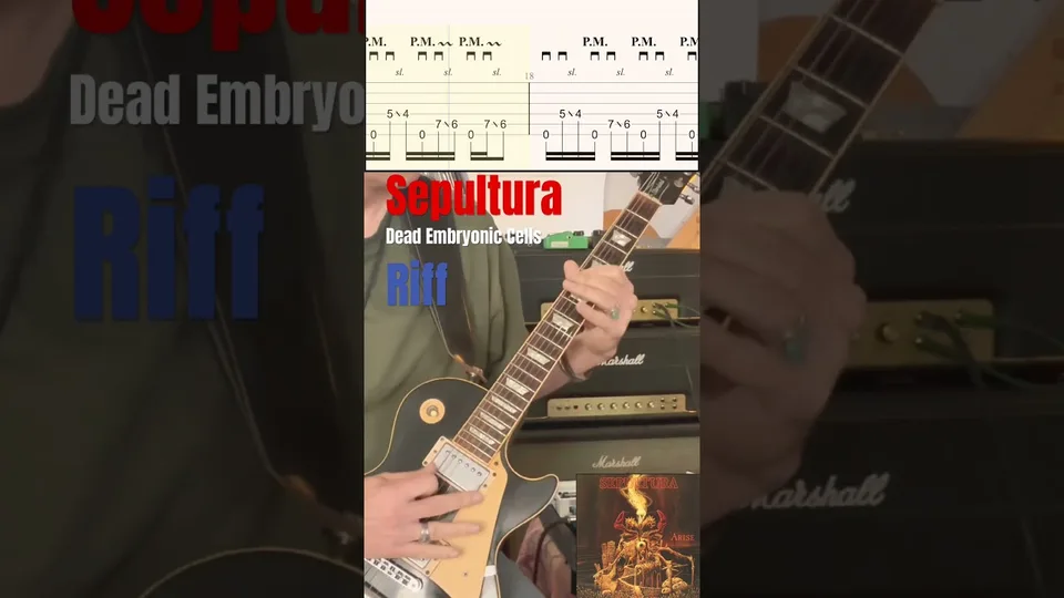 Sepultura - Dead Embryonic Cells guitar tab