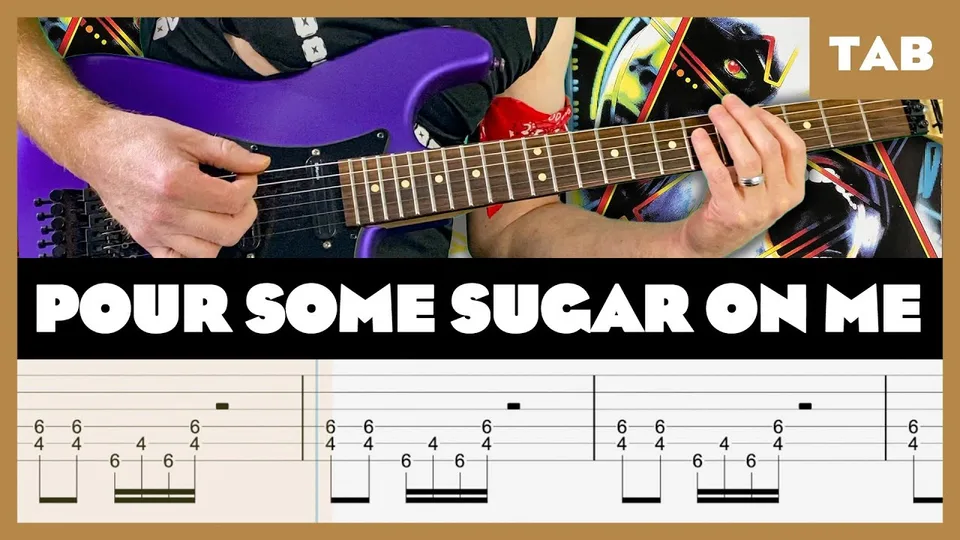 Def Leppard - Pour Some Sugar On Me guitar tab