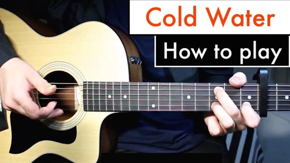 Justin Bieber - Cold Water guitar lesson