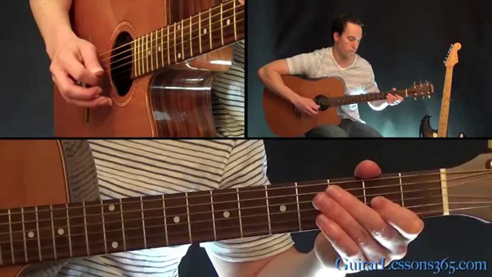 The Beatles - And I Love Her - Acoustic guitar lesson