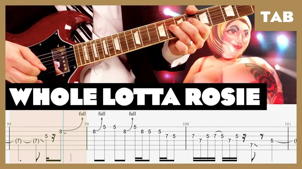 AC/DC - Whole Lotta Rosie guitar tab