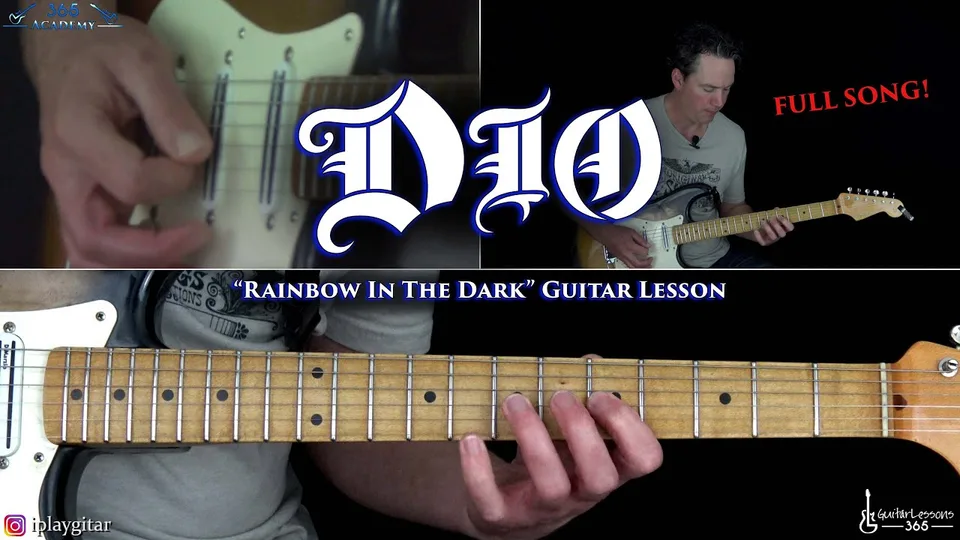 Dio - Rainbow In The Dark guitar lesson