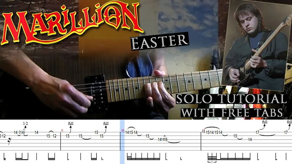 Marillion - Easter guitar tab