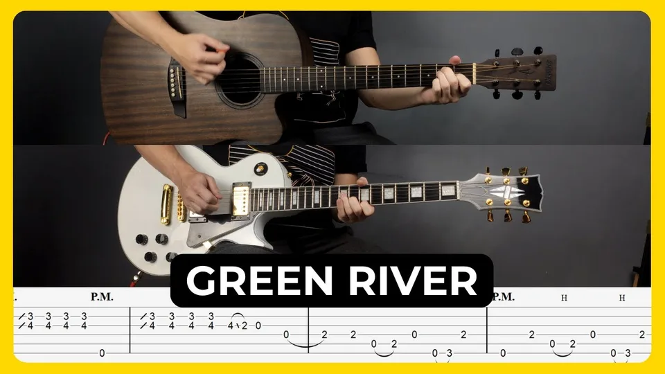 Creedence Clearwater Revival - Green River guitar tab
