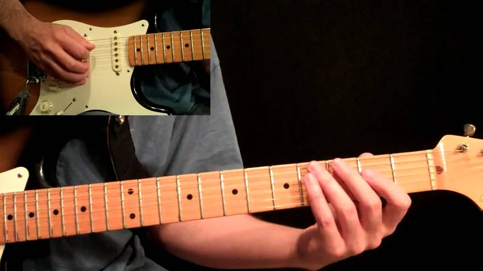 Led Zeppelin - Rock N Roll - Guitar Solo guitar lesson
