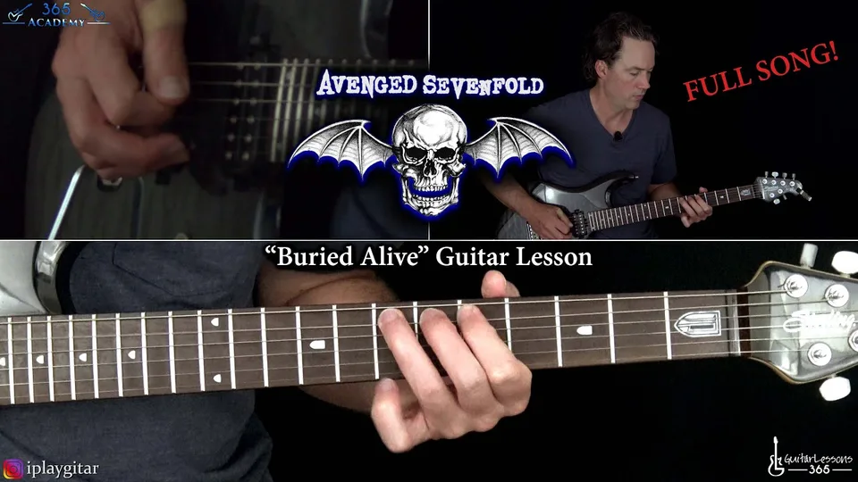 Avenged Sevenfold - Buried Alive guitar lesson