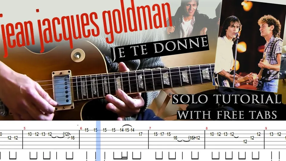 Jean-jacques Goldman - Je te donne guitar tab
