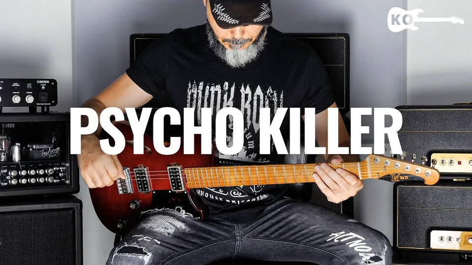 Talking Heads - Psycho Killer guitar cover