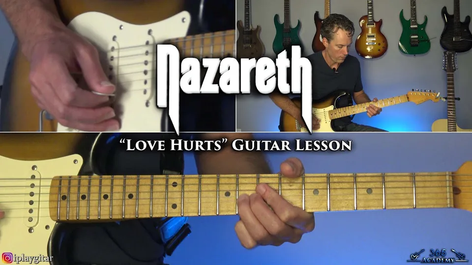 Nazareth - Love Hurts guitar lesson