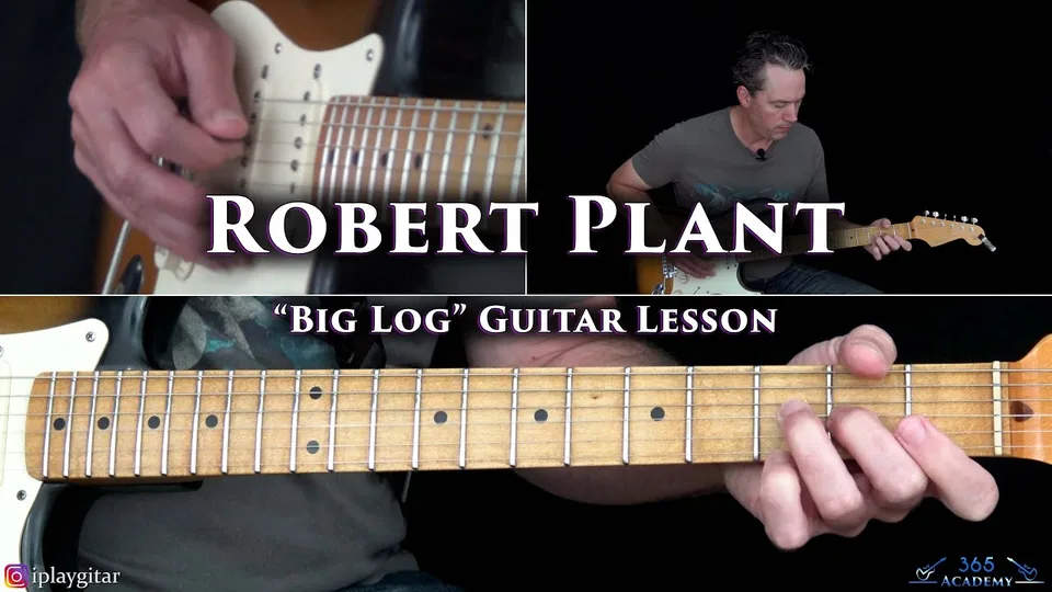 Robert Plant - Big Log guitar lesson